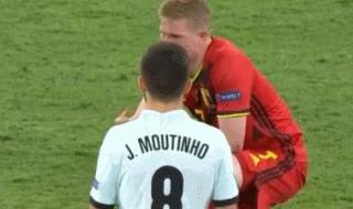 德布劳内拿到C罗球衣